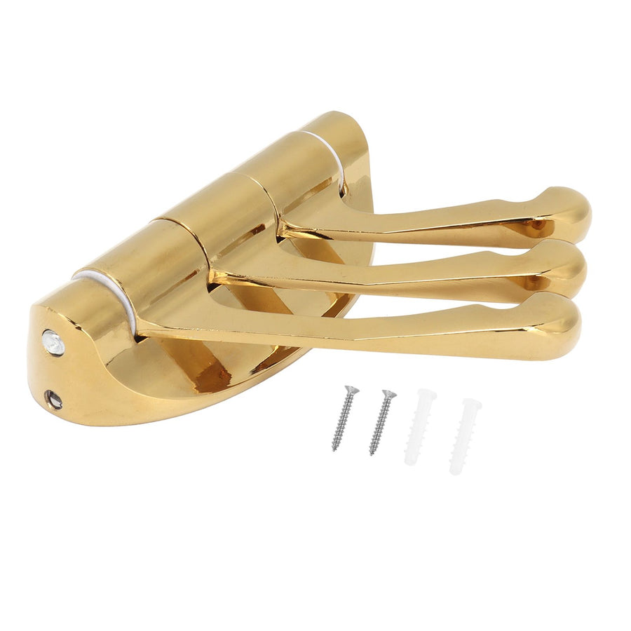 Clothes Hook Wall Mount 180 Degree Foldable Coat Hook Hanger for Home Bathroom BedroomGold