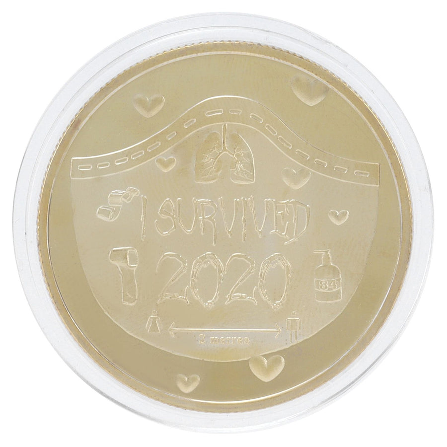 Commemorative Coin Innovative 2020 Medal Memorial Coin Gift Souvenirs CollectionGold
