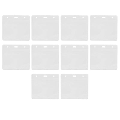 10PCS Card Protector Waterproof Immunization Record Card Holder Clear PVC Sleeve