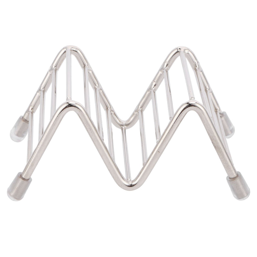 Taco Holder Innovative 304 Stainless Steel Pancake Stand Tray for Kitchen Restaurant1/2 Grid