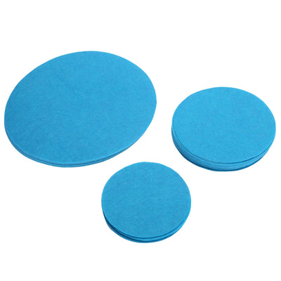 Felt Dish Protection Pad Bowl Anti Friction Pad Pot Stacking Food Plate Divider Separator Protectors(Lake Green 48PCS)