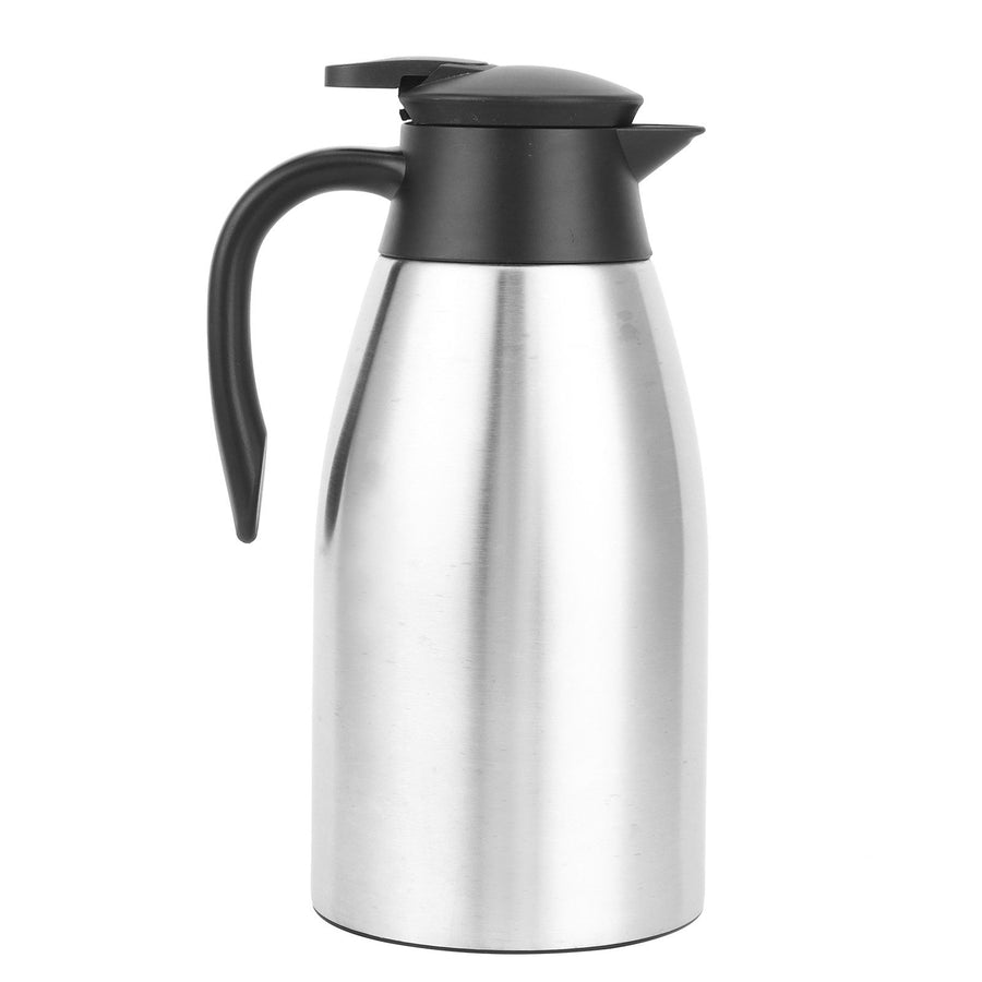2L Water Kettle Portable 304 Stainless Steel Insulation Pot Bottle for Home Office UseStainless Steel Color 2L