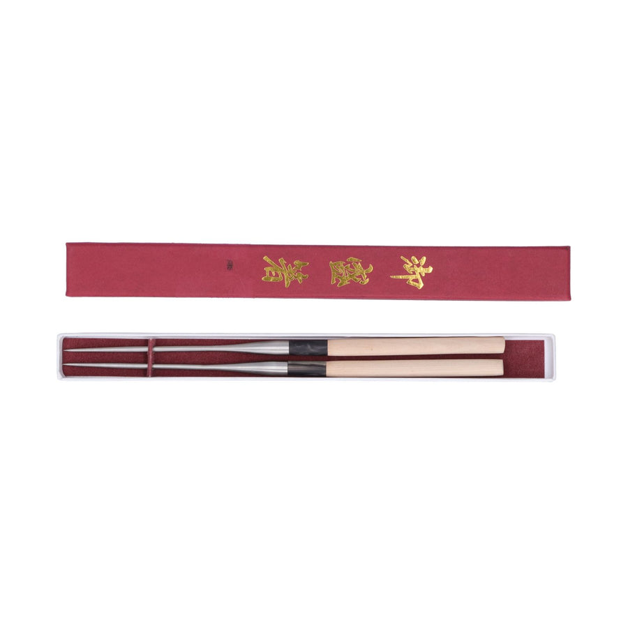 Japanese Sushi Chopsticks with Wood Handle Cooking Chopsticks Tableware Serving Utensils150MM