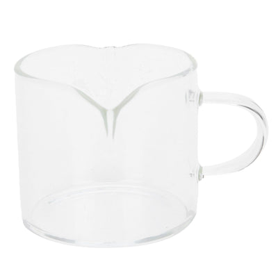 Heat Resistant Glass Measuring Cup Small Milk Coffee Double Mouthed Ounce Cup Kitchen Supplies