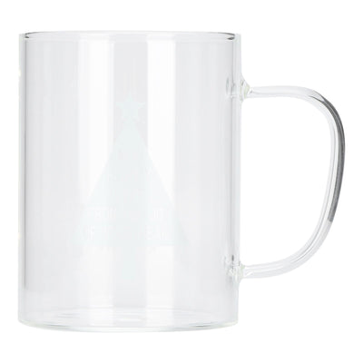 350ml Transparent Milk Cup Coffee Mug Tea Glass Drinkware with Handle for Kitchen SuppliesPine