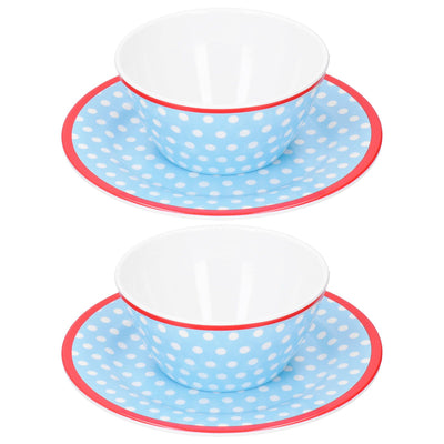 4Pcs/Set Salad Fruit Plate Dish Bowl Set Dinnerware Tableware for Home Restaurant Supplies