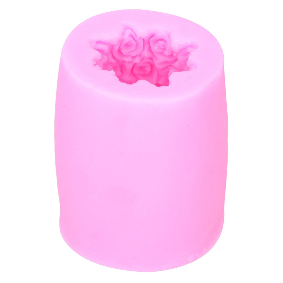 DIY Rose Flower Silicone Mold Fondant Cake Chocolate Mould Baking Utensils Baking ToolPink
