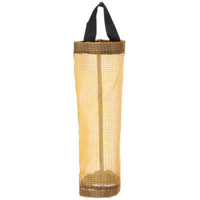 Hanging Garbage Bag Storage Holder Dispenser Grocery Bag Container Kitchen OrganizerYellow L