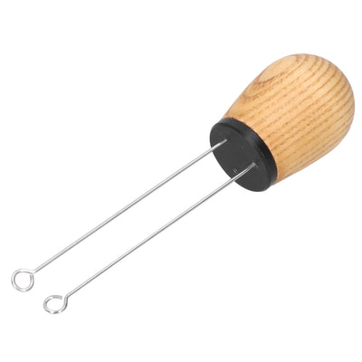 Needle Type Coffee Powder Distributor Wood Handle Coffee Stirrer Distribution Tool(Couverture noire Fraxinus )