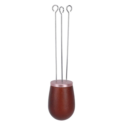 Needle Type Coffee Wooden Powder Dispenser Coffee Stirrer with Handle for Stiring CoffeeRose Gold