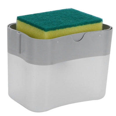 Press Type Soap Box Kitchen Household Detergent Press Dispenser for Home Kitchen HotelGrey