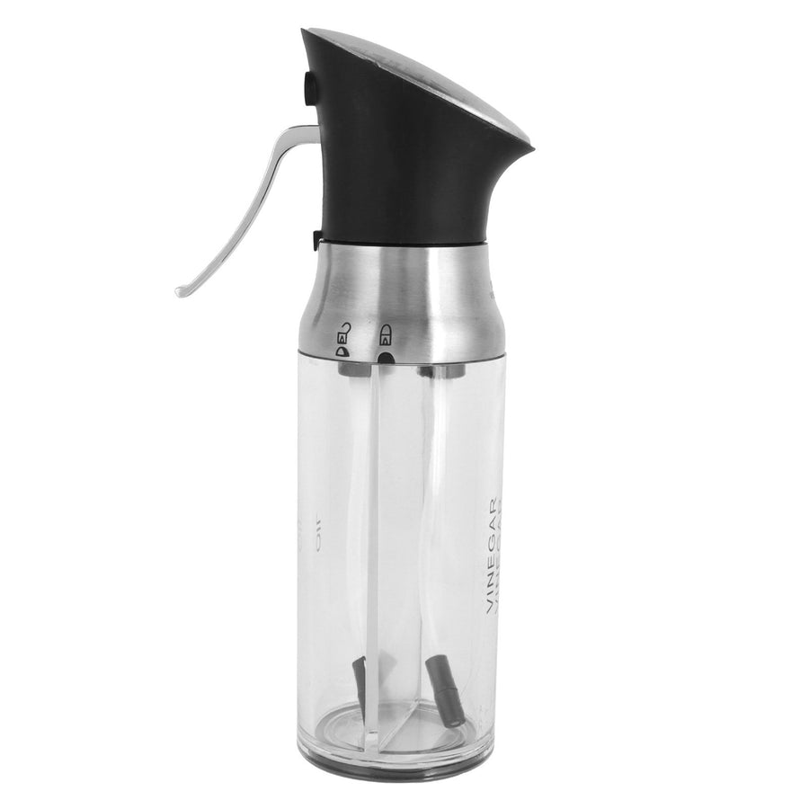 Oil Sprayer Transparent PressType Seasoning Bottle Vinegar Dispenser Kitchen Tools