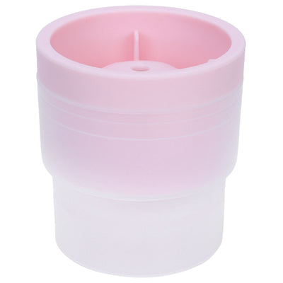 Pink Whiskey Ice Mold with Lid Round Ice Cube Mould for Drinking Bar Home Party Use