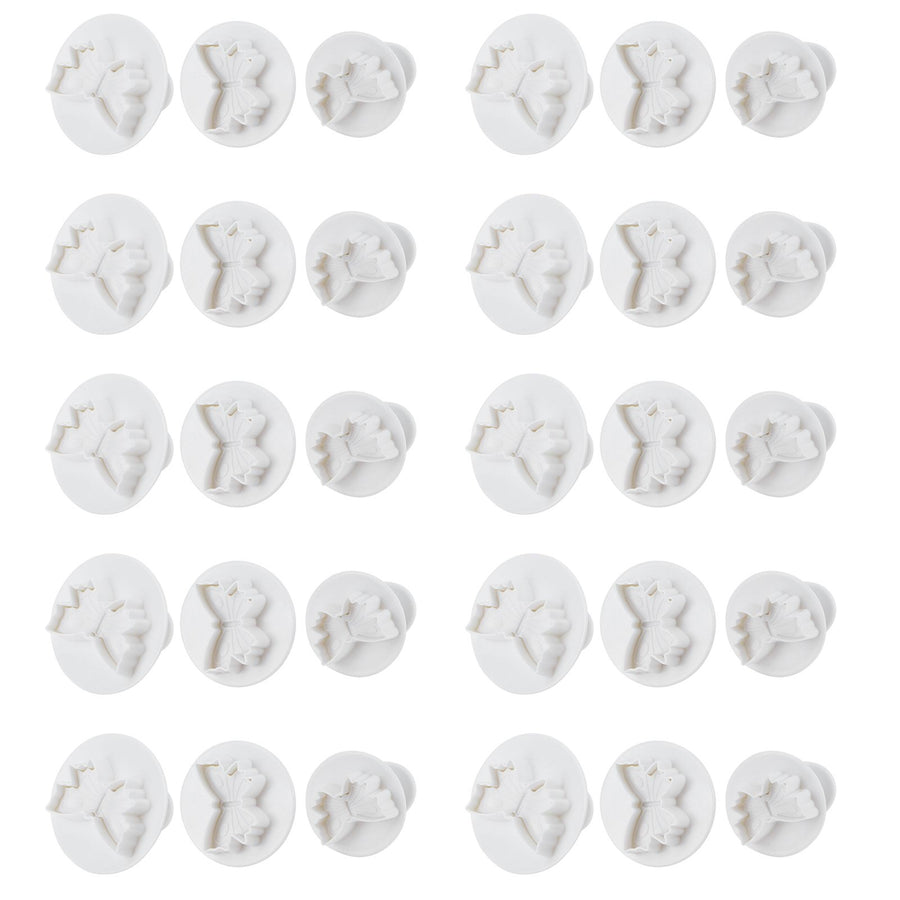 10Set Cake Decorating Mold Butterfly‑Pattern Spring Mold Biscuits Cutter Kitchen Supply