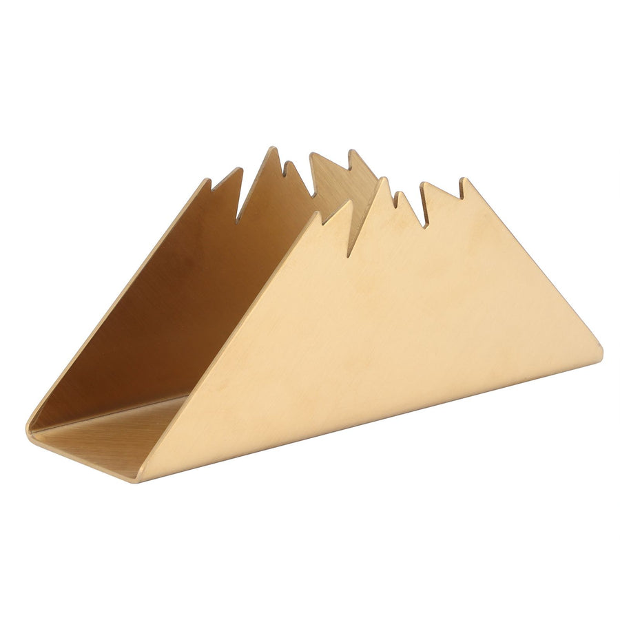 Triangular Napkin Holder Stainless Steel Stand Vertical Tissue Rack for Home Restaurant HotelGolden