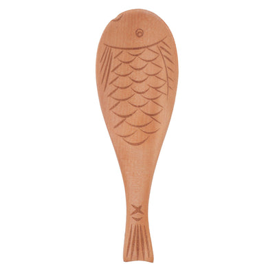 Fish Shaped Wood Rice Paddle Non Stick Rice Serving Spoon Scoop for Household Kitchen Supplies