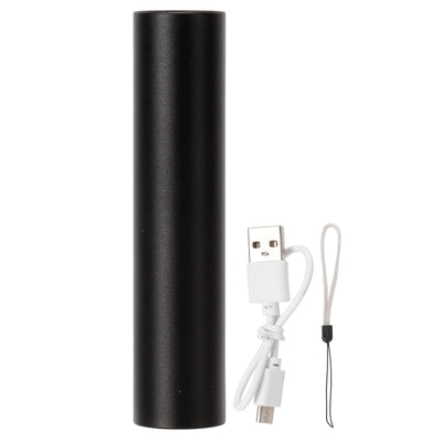 USB Flashlight Waterproof Portable Aluminum Alloy Electric Torch for Night Cycling