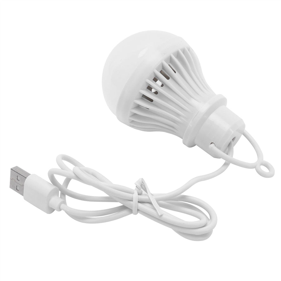 5W USB Low Voltage LED Bulb Light Family Emergency Bulb 5V for Outdoor Camping White Light