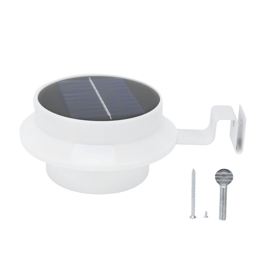 Outdoor Solar Fence Light Waterproof 13LED Gutter Lamp Garden Landscape Lighting White Light
