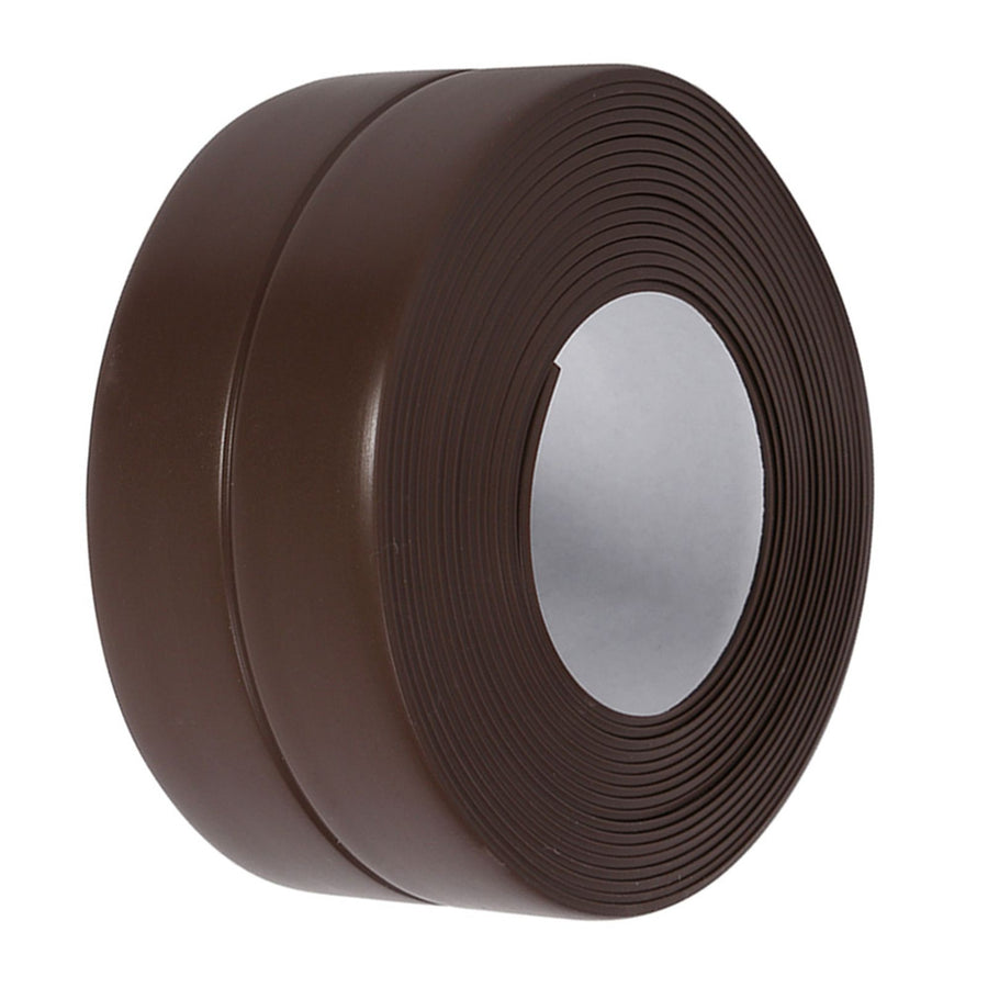 Self Adhesive Bath And Wall Sealing Strip Sink Basin Edge Trim Kitchen (#4 Brown 38mm x 3.2m)