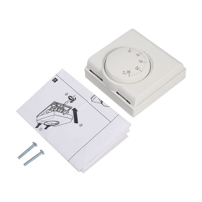 220V Room Mechanical Temperature Controller Thermostat Switch For Central Air Conditioning New