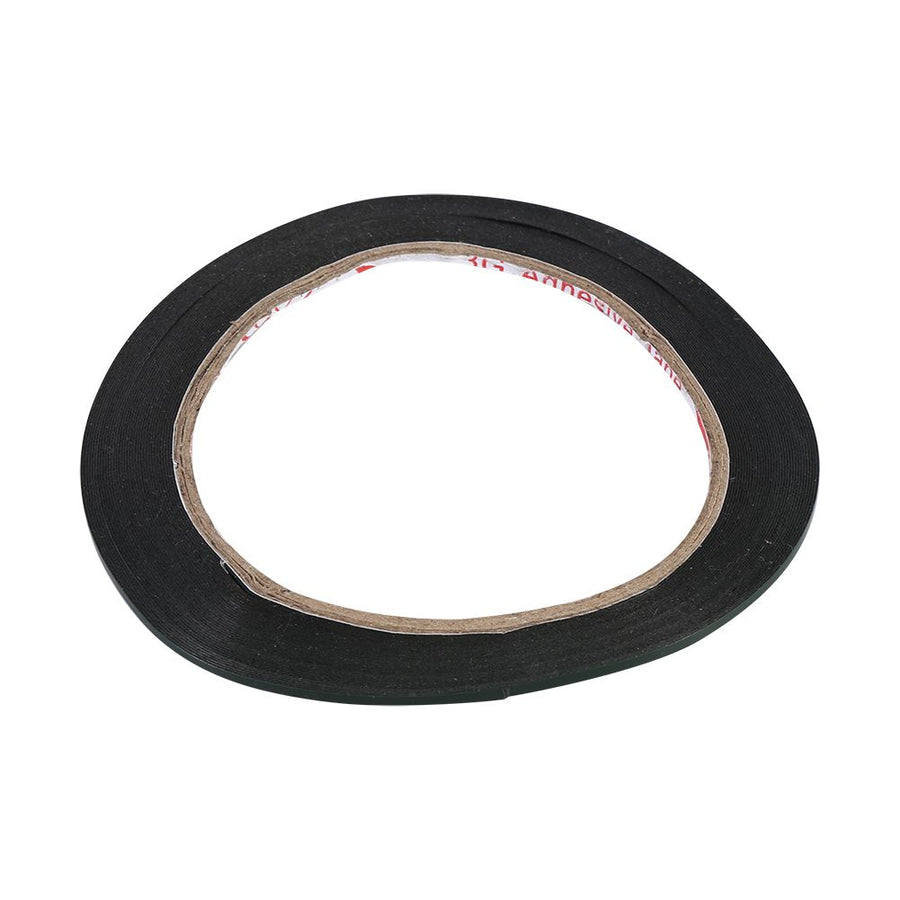 10M Length 2mm Width Black Super Strong Sticky Double Sided Self Adhesive Foam Tape Roll New