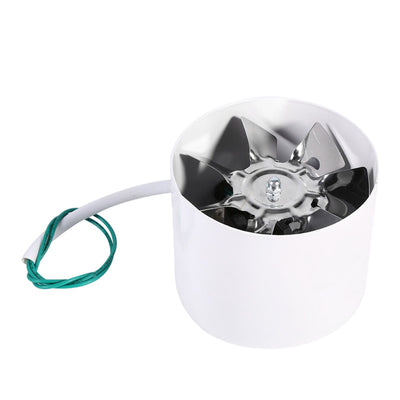 Inline Duct Fan Exhaust Ventilation Home Indoor Air Vent Cooling Steel Blade 220V 20W