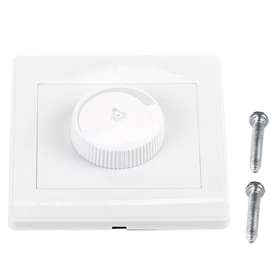 1Pcs Practical Home Wall Mounted Rotary Knob Lamp Brightness Controller Panel Dimmer Switch New