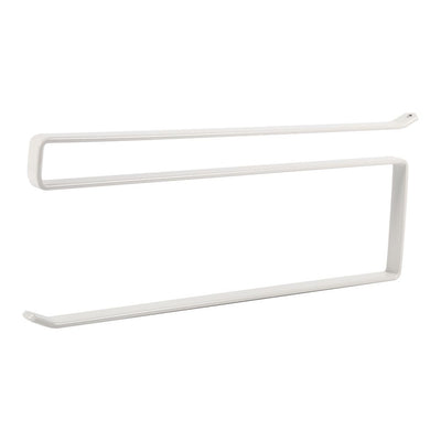 Under Cabinet Paper Roll Towel Hanging Holder Rack Stainless Metal Kitchen Storage Organizer