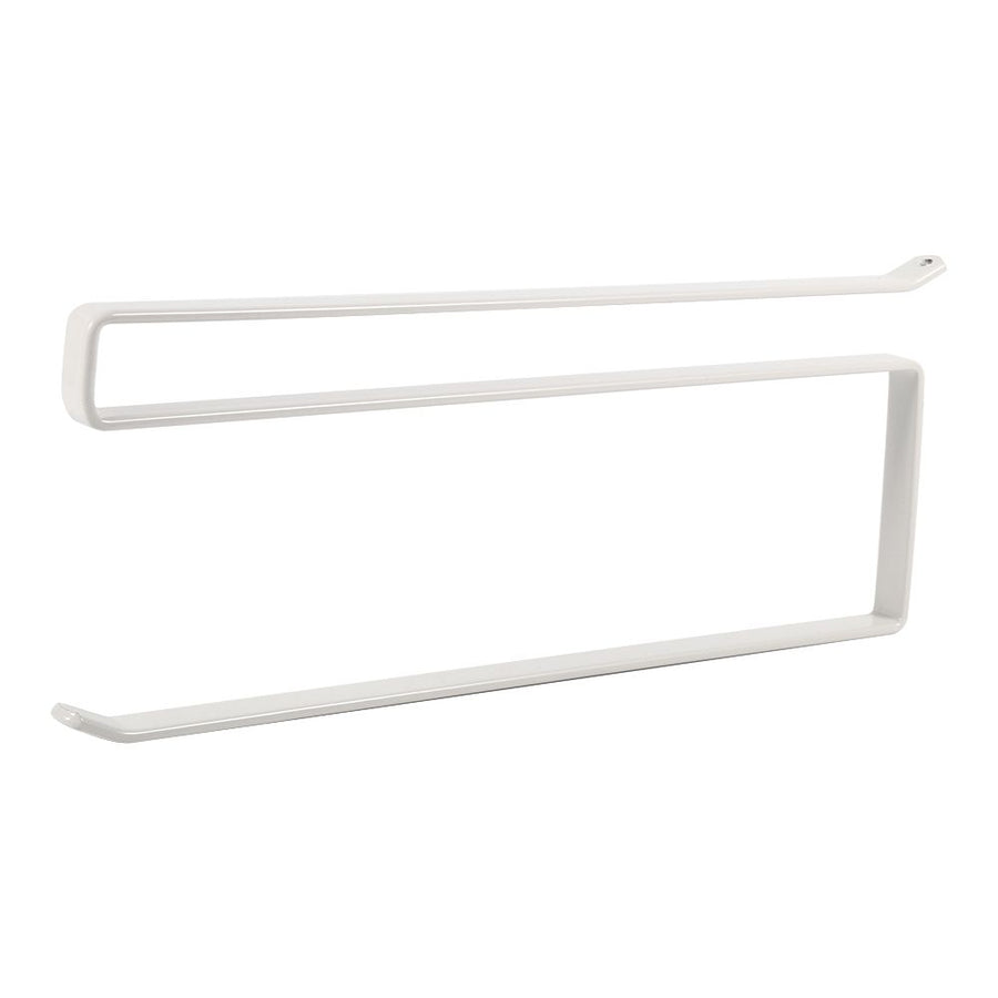 Under Cabinet Paper Roll Towel Hanging Holder Rack Stainless Metal Kitchen Storage Organizer