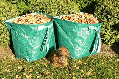 Reusable Garden Waste Bag Reuseable Heavy Duty Gardening Bag Lawn Pool Garden Leaf Waste Bag 58x58x2cm