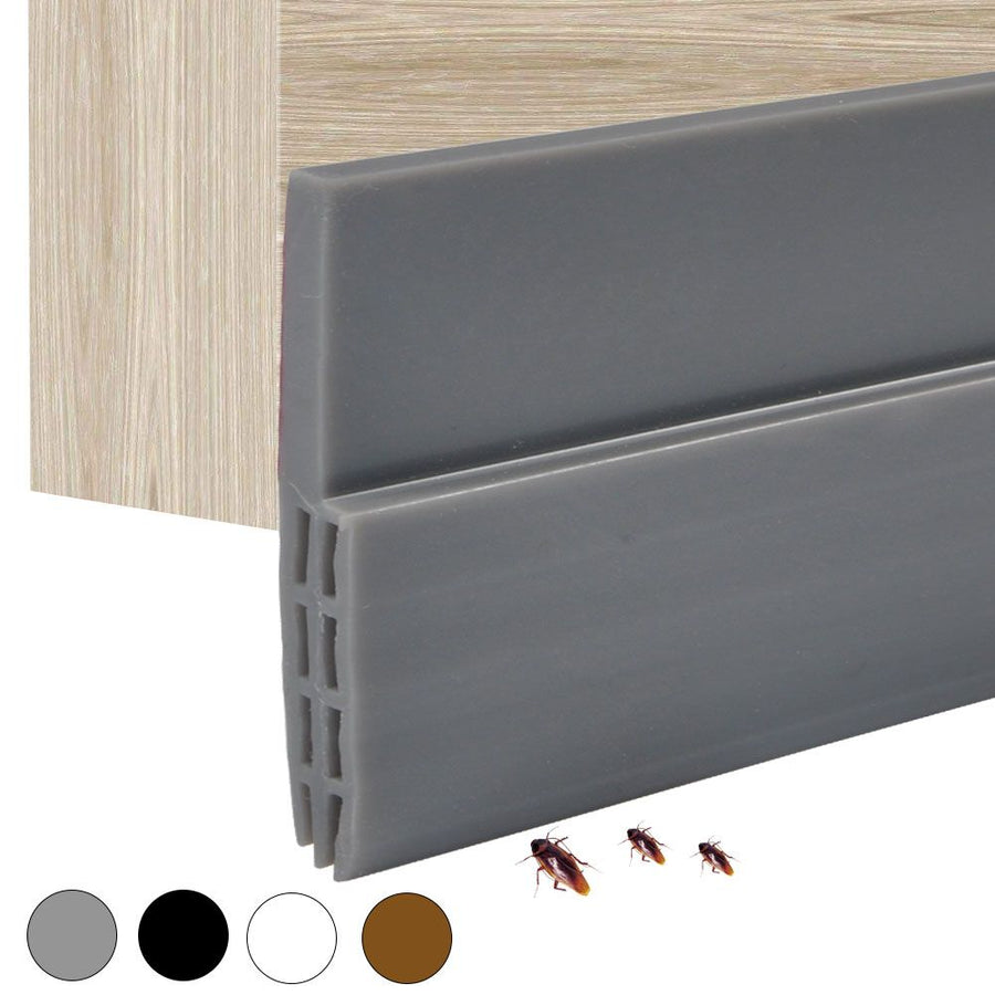 100cm Silicone Rubber Door Strip Self Adhesive Backing Door Seal for Window or Door Gap