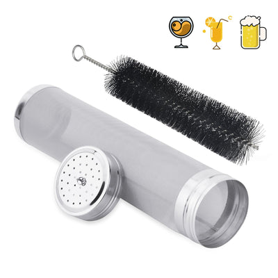 304 Stainless Steel Beer Brewing Mesh Filter With Cleaning Brush Juice Wine Making Filters