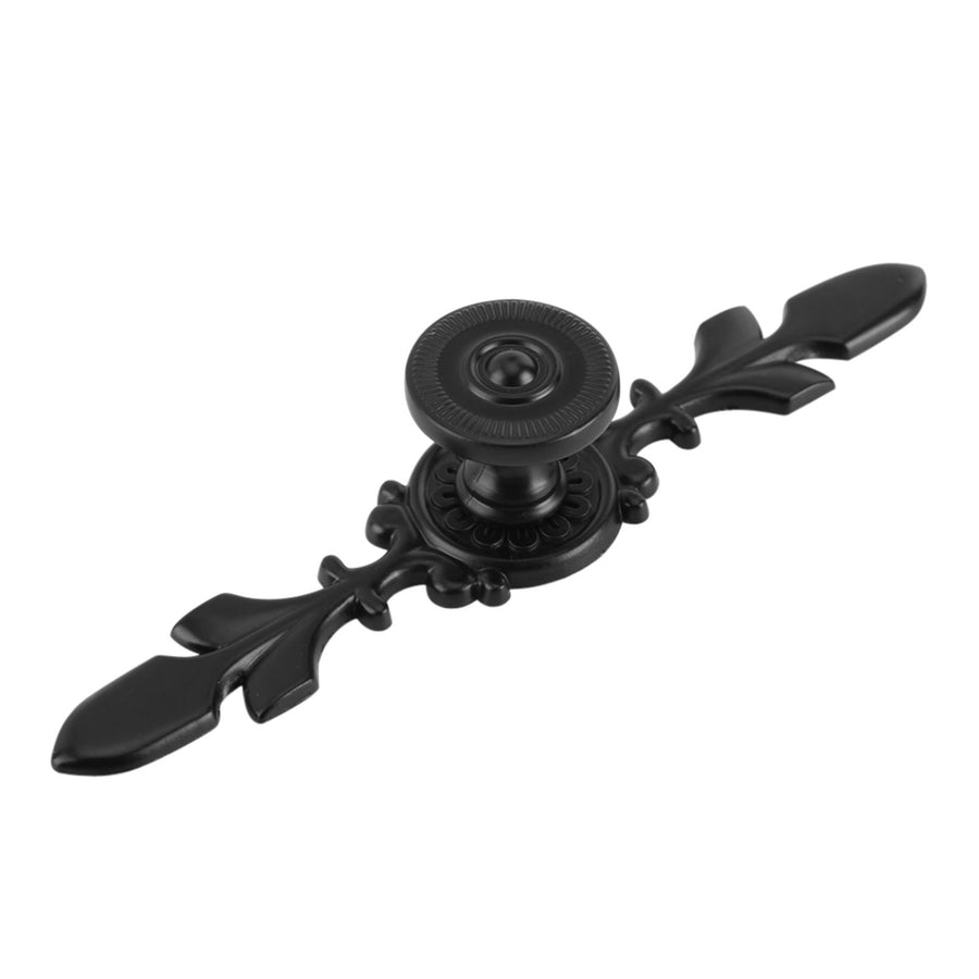 European Furniture Handle Drawer Cabinet Desk Door Knob Pull Home Decor Black
