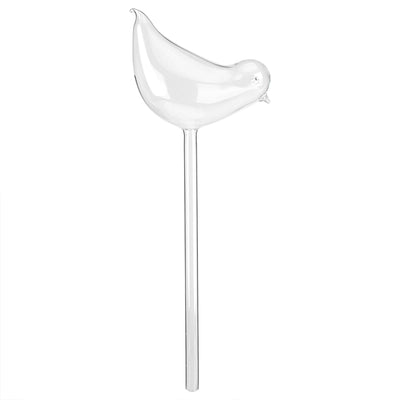 House Plants Flowers Automatic Self Watering Devices Clear Glass Water Feeder Bird Shape