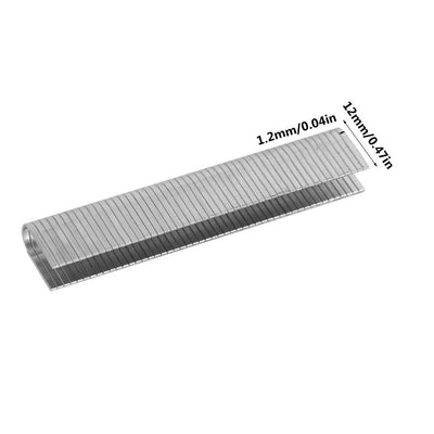 1000pcs Staples Nails Fasteners for Handheld Staple Gun Stapler U Type