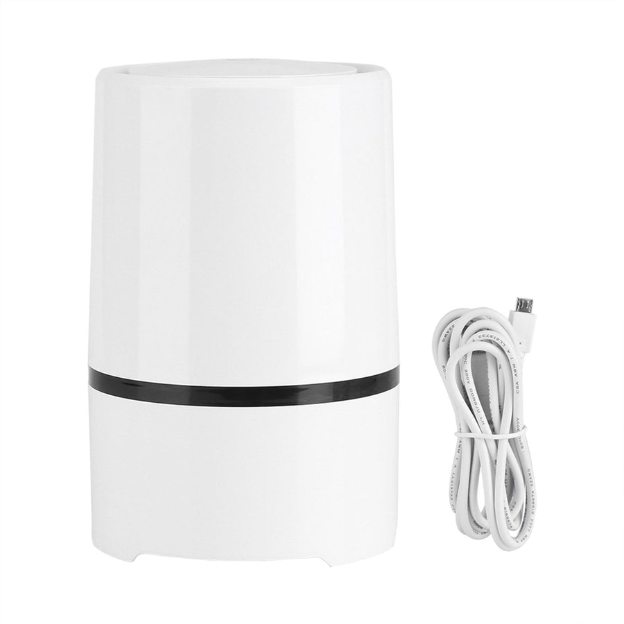 Desktop Anion Sterilization USB Air Purifier Cleaner Odor Smell Bacteria Remove with Filter
