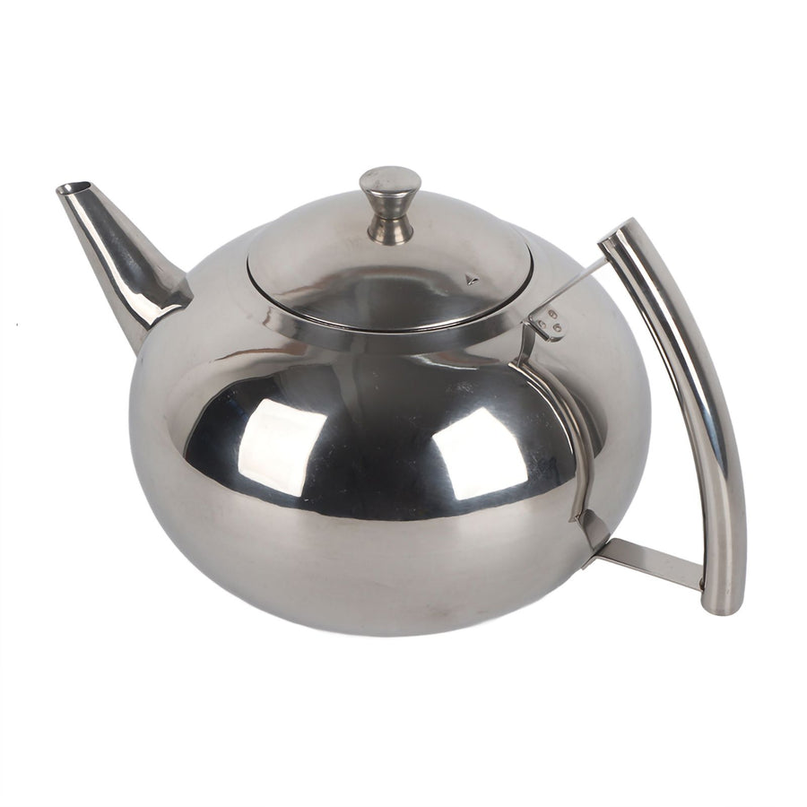 2L 201 Stainless Steel Teapot Coffee Tea Pot Kettle with Removable Infuser Filter