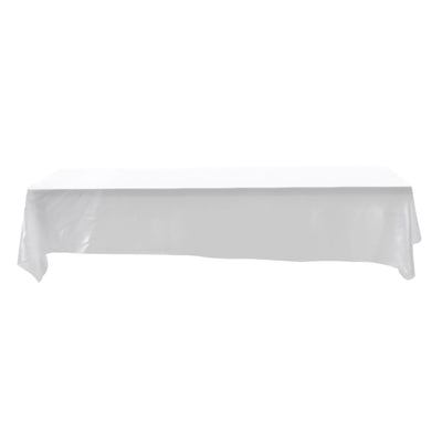 145x320cm Rectangle Tablecloth Table Cover Stain resistant Banquet Wedding Party Decor White