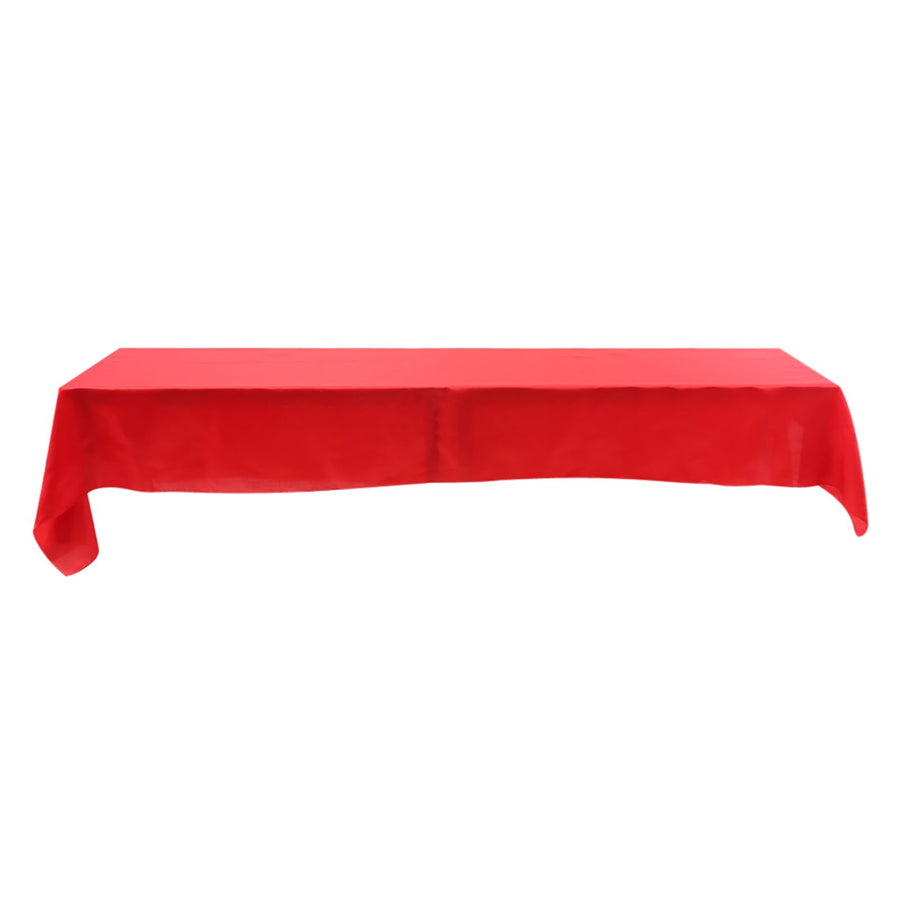 145x320cm Rectangle Tablecloth Table Cover Stain resistant Banquet Wedding Party Decor Red