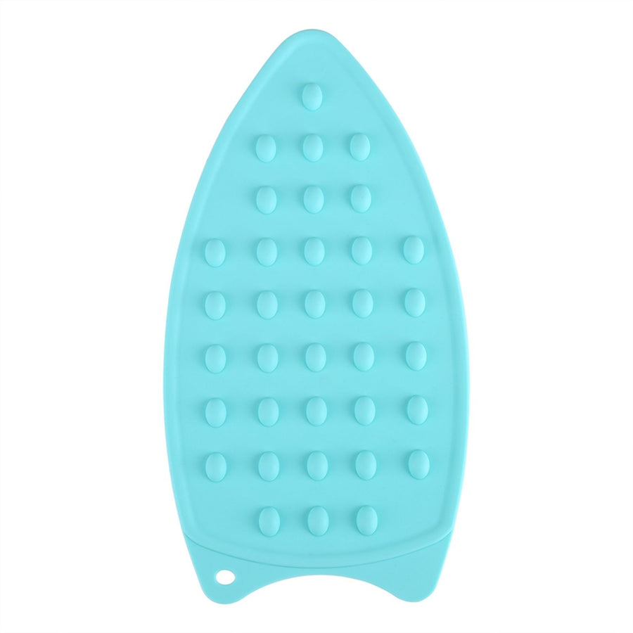 Anti slip Heat Resistant Silicone Iron Mat Hot Safety Protection Ironing Rest Pad (Green)