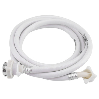Washing Machine Water Inlet Hose Washer Pipe Tube Connector White Color Long Length 3m