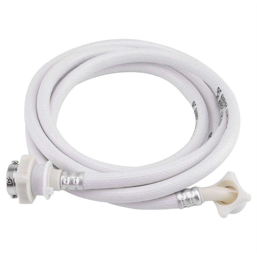 Washing Machine Water Inlet Hose Washer Pipe Tube Connector White Color Long Length 3m