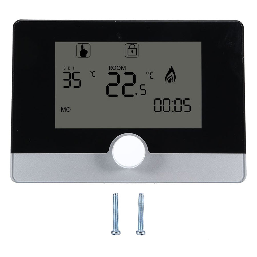 Programmable Thermostat Temperature Controller for Wall hung Boiler Heating System White