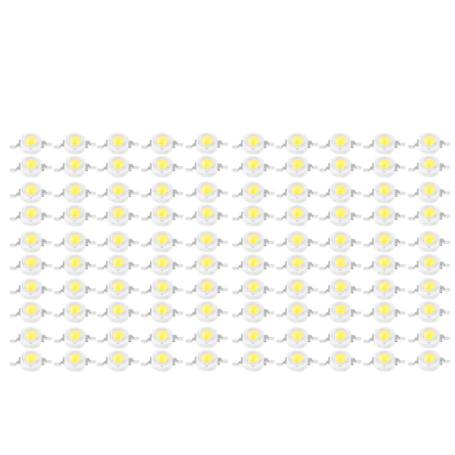 3W High Power LED Beads Light Emitting Diode Chips SMD for DIY Lighting Fixtures White