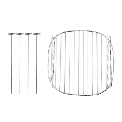 Replacement BBQ Rack Double Layer Skewers Baking Tray For Philips Air Fryer