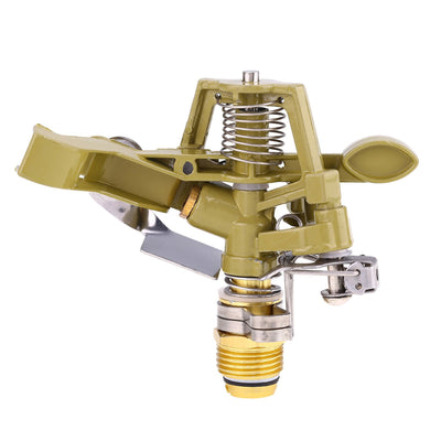 360° Rotary Zinc Alloy Water Irrigation Sprayer Sprinkler For Garden Yard Lawn 1/2 Inch