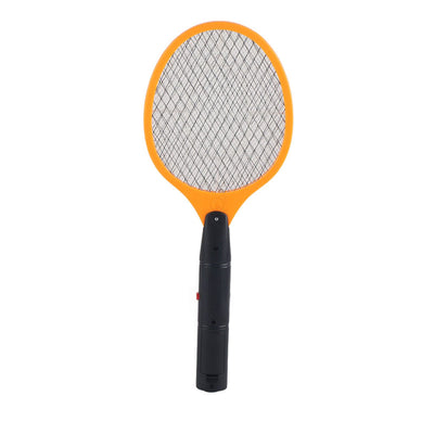 Cordless Battery Power Electric Fly Mosquito Swatter Bug Zapper Racket Insects Killer Yellow