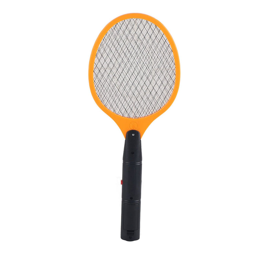 Cordless Battery Power Electric Fly Mosquito Swatter Bug Zapper Racket Insects Killer Yellow
