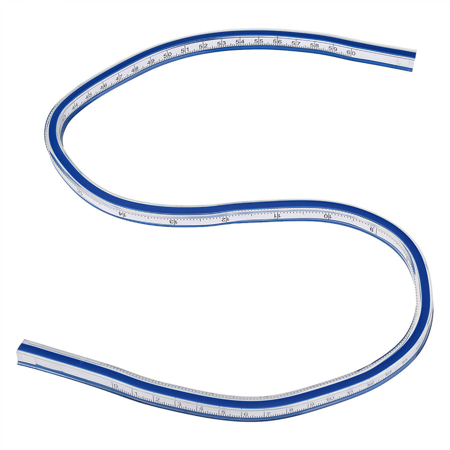 Flexible Curve Ruler Measurement Tool for Drawing Painting Graphics and Garment Design (60cm)